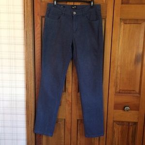 Men’s Frank & Oak navy tweed pants